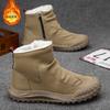 Winter Velvet High-top Martin Boots Men's Tooling Shoes Trendy Versatile Thickened Warm Cotton Shoes Non-slip Labor Insurance Shoes Men