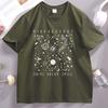 Mikrokosmos Graphic T Shirt Twinkling Starlight TShirt Unisex Unisex Space Graphic Tees Streetwear Round Neck Short Sleeve Tshirt
