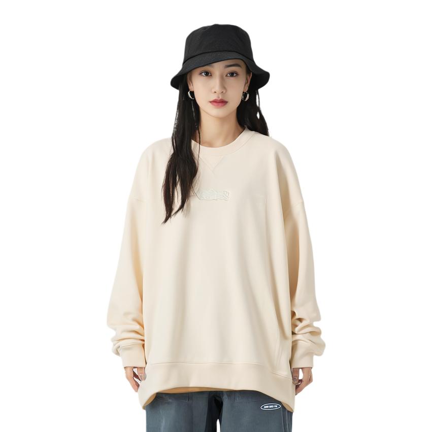 Li Ning Plain Hoodie Unisex Hoodies Swan-White AWDSB47-1