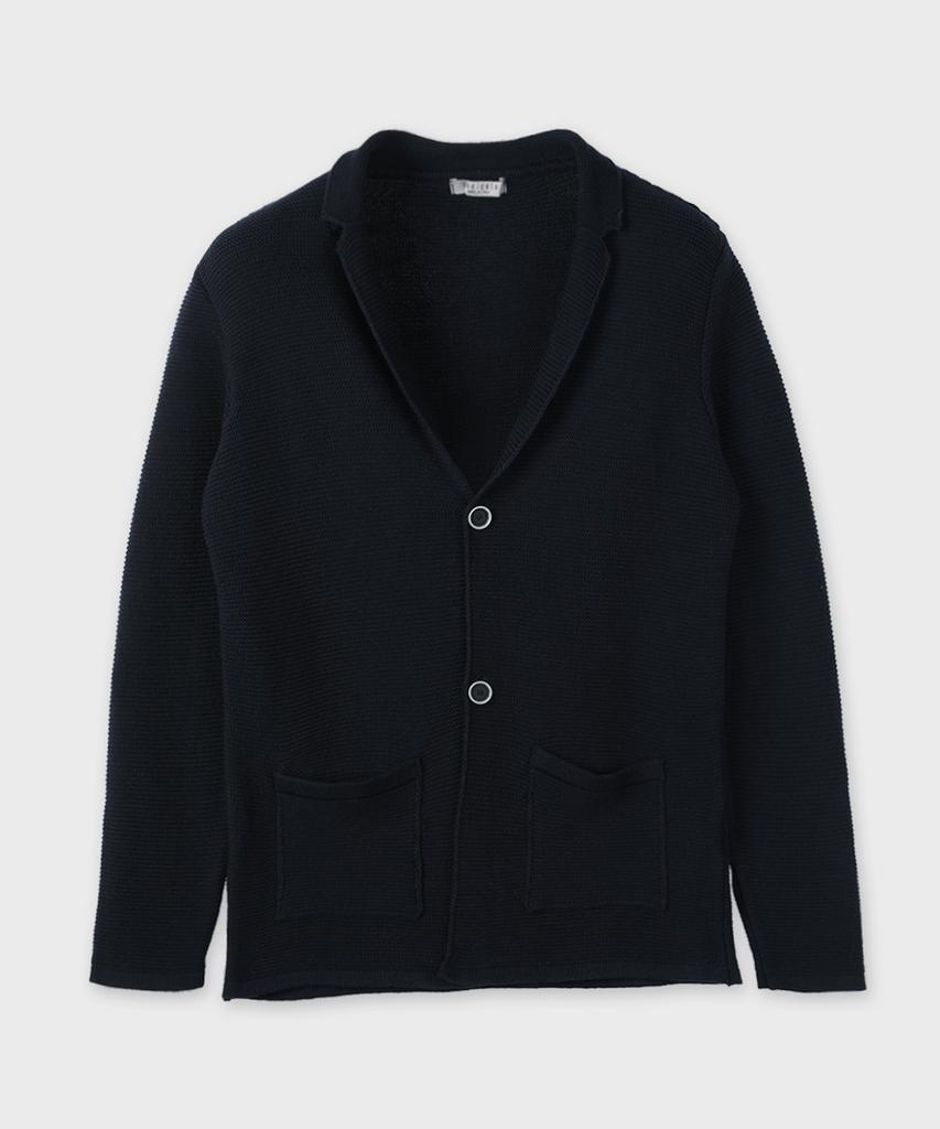 Panicale Cotton Blend Knit Blazer Jacket 2 Colors