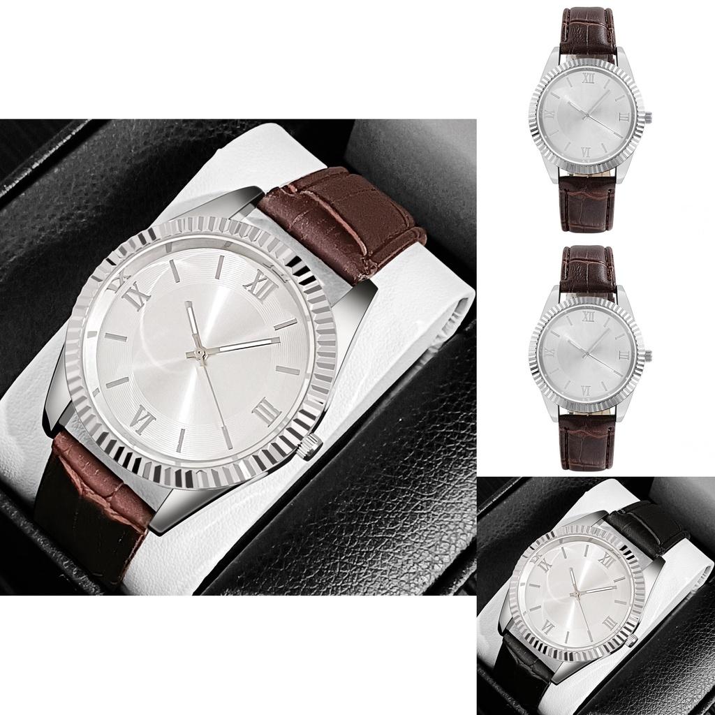 Men's Fashion Business Watch With Quartz Movement Casual Style 8mm Thickness