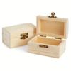 10PCS Wooden Multifunction Case with Lid Jewellery Storage Container Box Home DecorJewelry Necklace Ring Storage Box Organizer