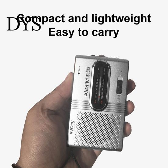 Full Band Recorder BC-R21 Portable Radio Strong Signal Multifunctionl Built-in Speaker Pocket FM Stereo for Elder Mini