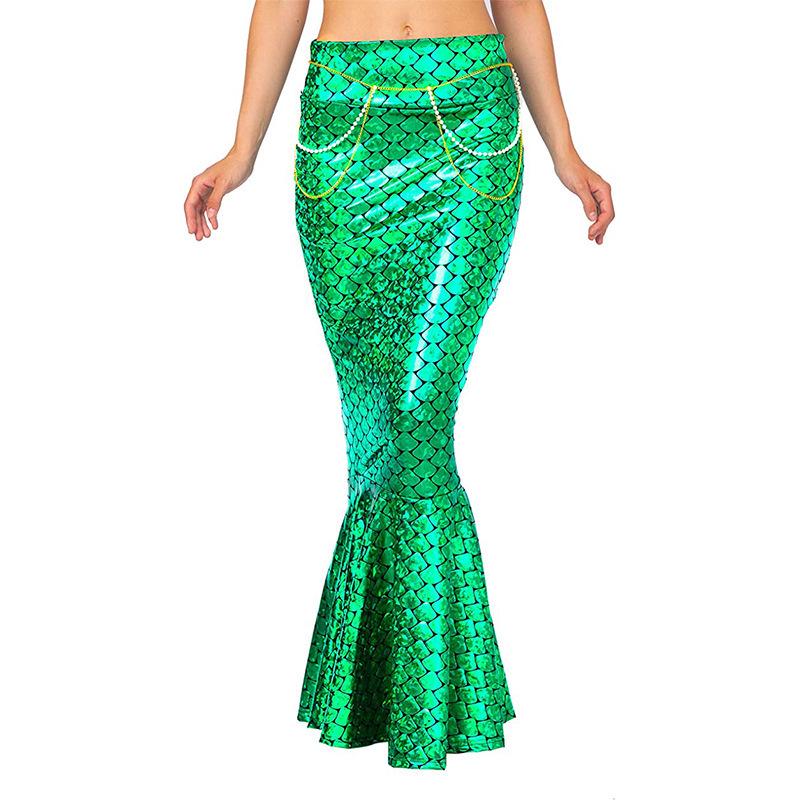 Gonna Bodycon a Squame da Sirena a Coda di Pesce per Cosplay e Performance sul Palco