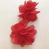 20pcs DIY Chiffon Flowers Mesh Floral Craft for Wedding Dress Hat Material Decor