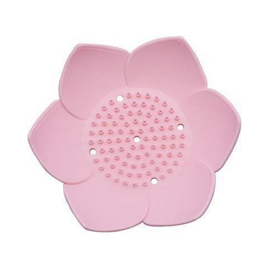 Silicone Lotus Soap Dish - Universal Punch-Free Draining Box for Kitchen & Bathroom