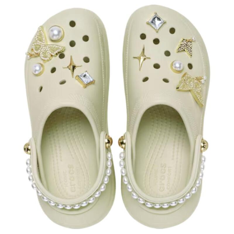 Crocs Casual Fashion Hole Shoes Women's Apricot