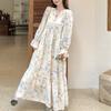 Super Fairy Gentle Wind Romantic French Chic Dopamine Floral Dress New Temperament Pendulum Dress Women's Spring