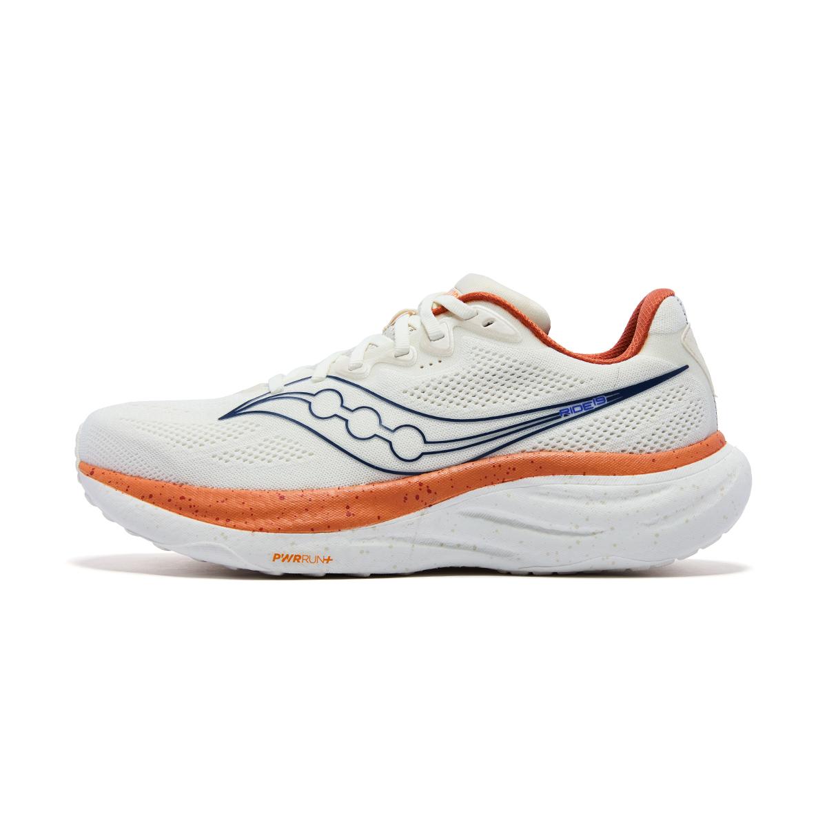 Saucony Ride 19 Comfortable Soft Breathable Training Running Shoes Unisex sneaker White S31055-500 42