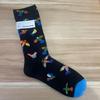 Bonne Maison: Retro-Ölgemälde-Socken für Damen, mittelhoch, luxuriös, französisch, bis zur Wade