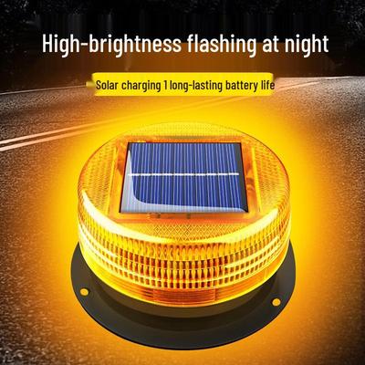 Luz Estroboscópica Magnética para Teto de Carro: Aviso de Segurança Noturna Alimentado por Energia Solar