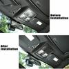 Reading Light Decor Cover Bezel Trim Bezel Panel Carbon For Dodge Challenger 10+