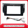 9Inch Car Radio Fascias for Nissan Sentra Sylphy 2012-2019 Android Stereo Frame 2 Din Head Unit Panel Dash Trim  with Cable