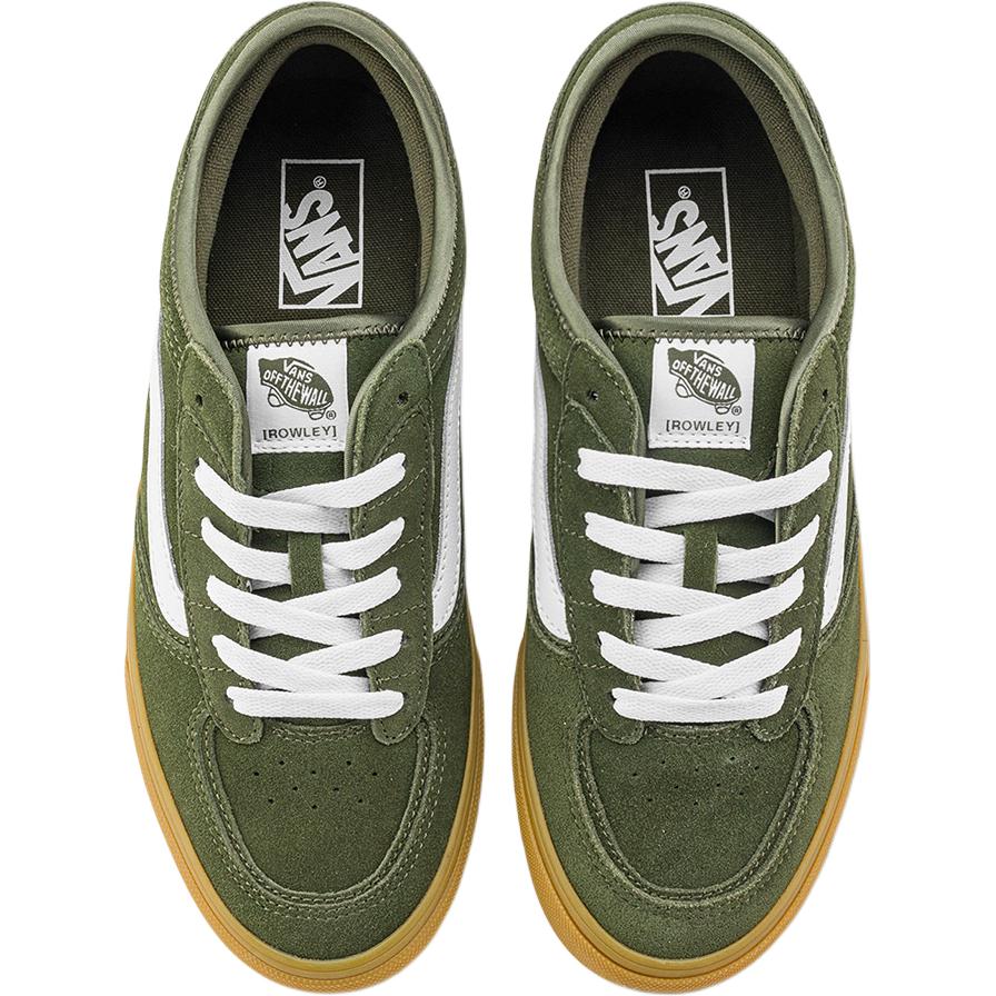 Vans Rowley Classic Comfortable Versatile Durable Low-Top Skate Shoes Unisex Sneakers Green VN000SF4N3U