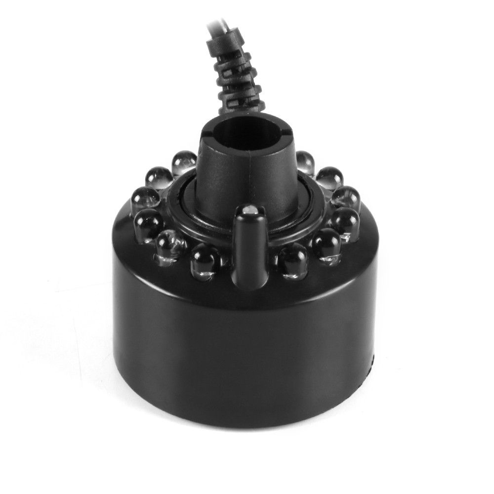 DC11V 11LED Colorful Super Ultrasonic Mist Maker Fogger Fog Water Fountain Pond Atomizer Humidifier Atomizer Spray Head Accessor