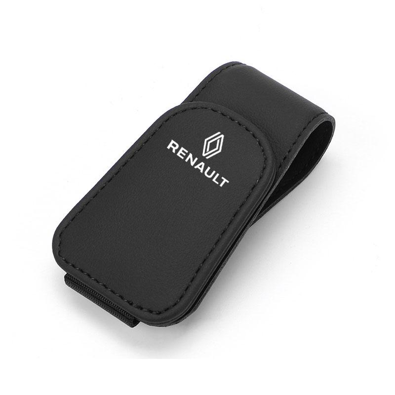 Car Interior Sunshade Card Ticket Storage Glasses Clip Accessories Tool For New Renault Clio Megane Logan Duster Sandero Captur Y999