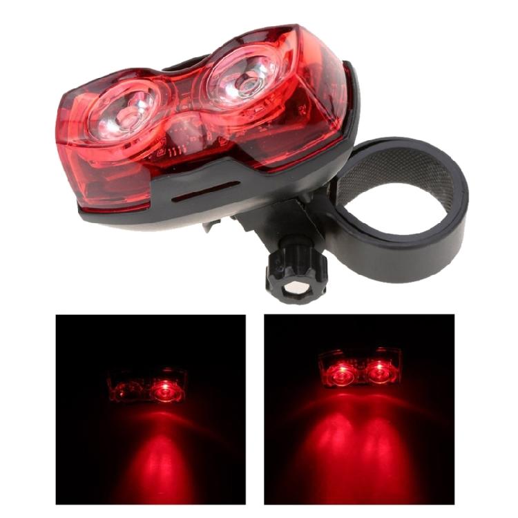 Fahrräder Radfahren Rücklicht für Fahrräder Fahrradlichter 2 LED Fahrrad-Rücklichter 3 Modi Rot