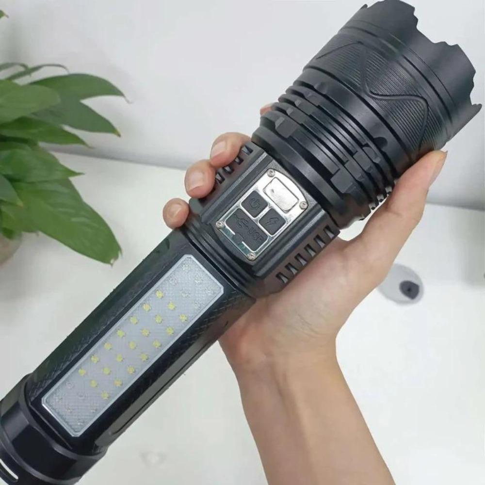 Powerful  Led Flashlights USB Rechargeable Built-in 15000mah Battery Tactical Flashlight Emergency Spotlight Lantern