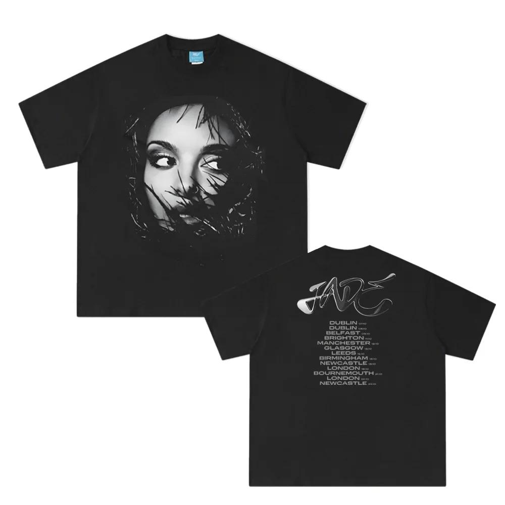 

JADE UK & IRE DATEBACK TOUR TEE Jade Thirlwall Printing T Shirt Summer 100%Cotton High Quality New Vintage Punk Ropa Hombre 5XL різнокольоровий