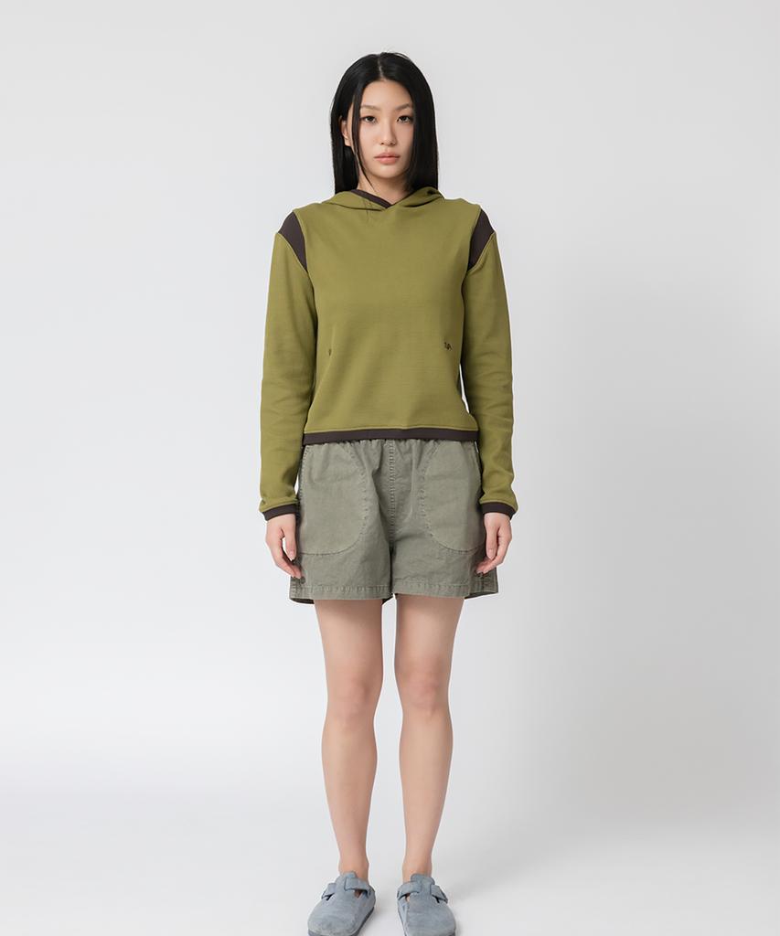 Pabeo Cotton Shorts (Moss Green)