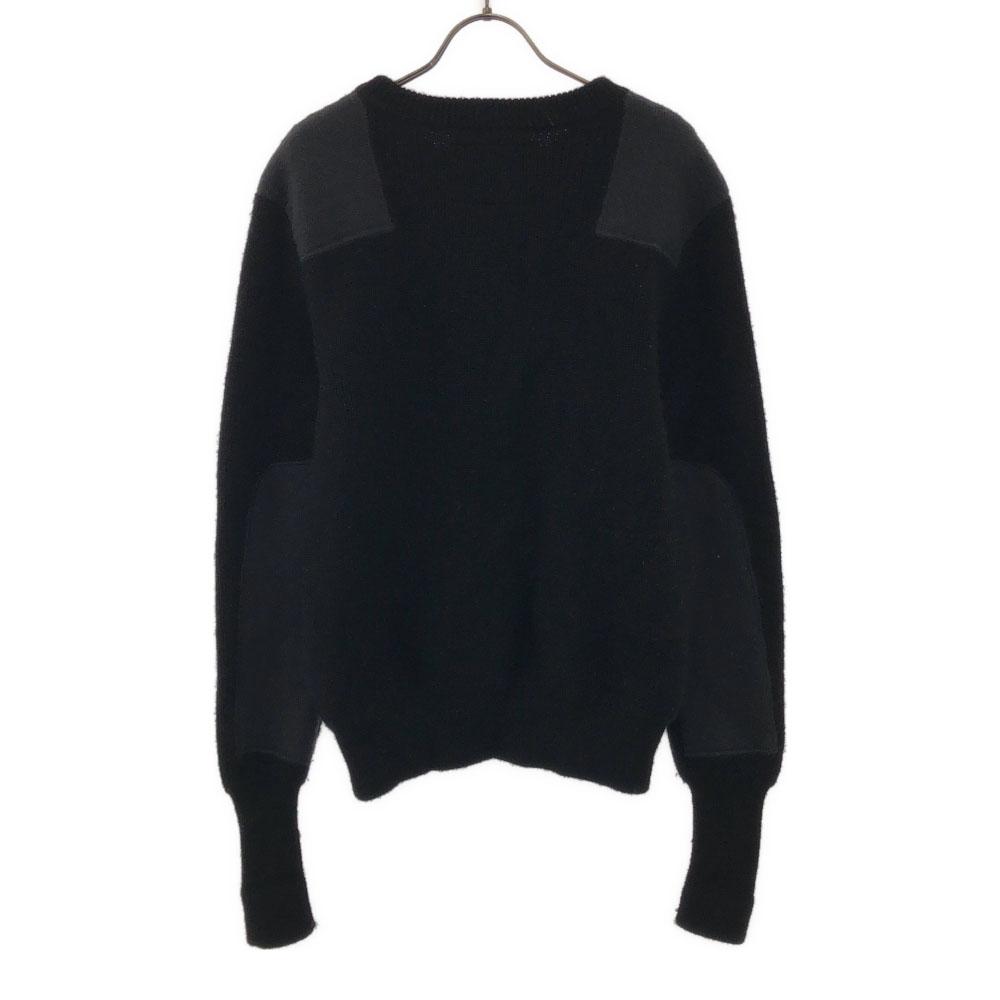 Neighborhood Wool Long Sleeve Knit M Black Sweater Men's Used