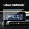 For Toyota Prado Highlander GPS Navigation Dashboard Tempered Glass Screen Protector Film Auto Accessories HD Tempered Films