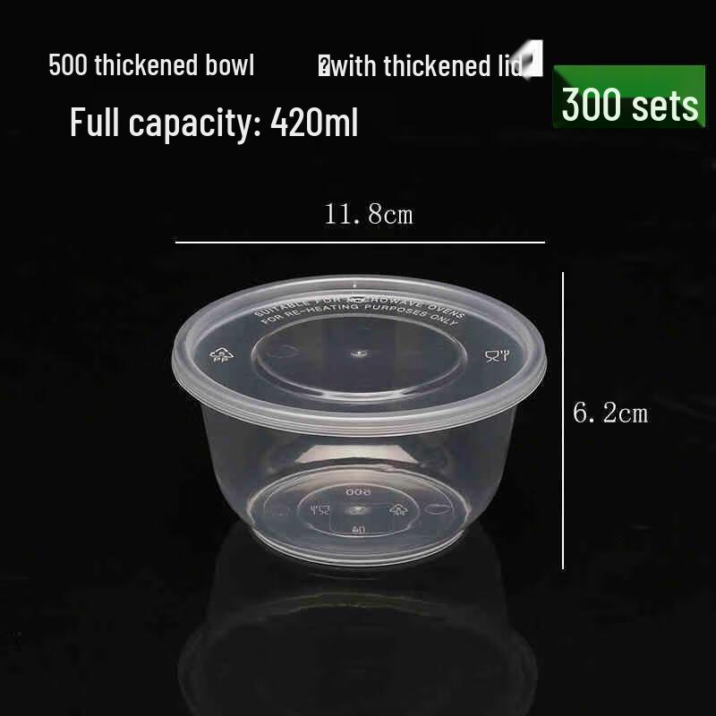 Disposable Plastic Take-out Bowls with Lids