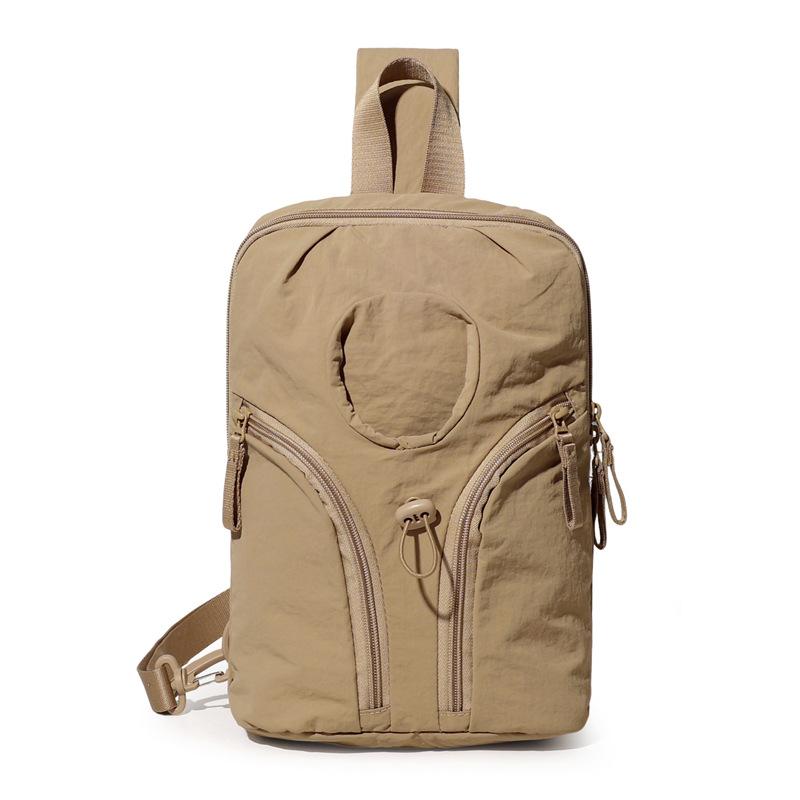 Multifunkční náprsní taška Pánská taška přes rameno Dámská velkokapacitní sportovní crossbody taška s držákem na vodu