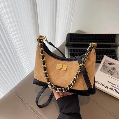 Tasche Damen Herbst neue Mode Diamantkette Achseltasche Nische Schulter Umhängetasche