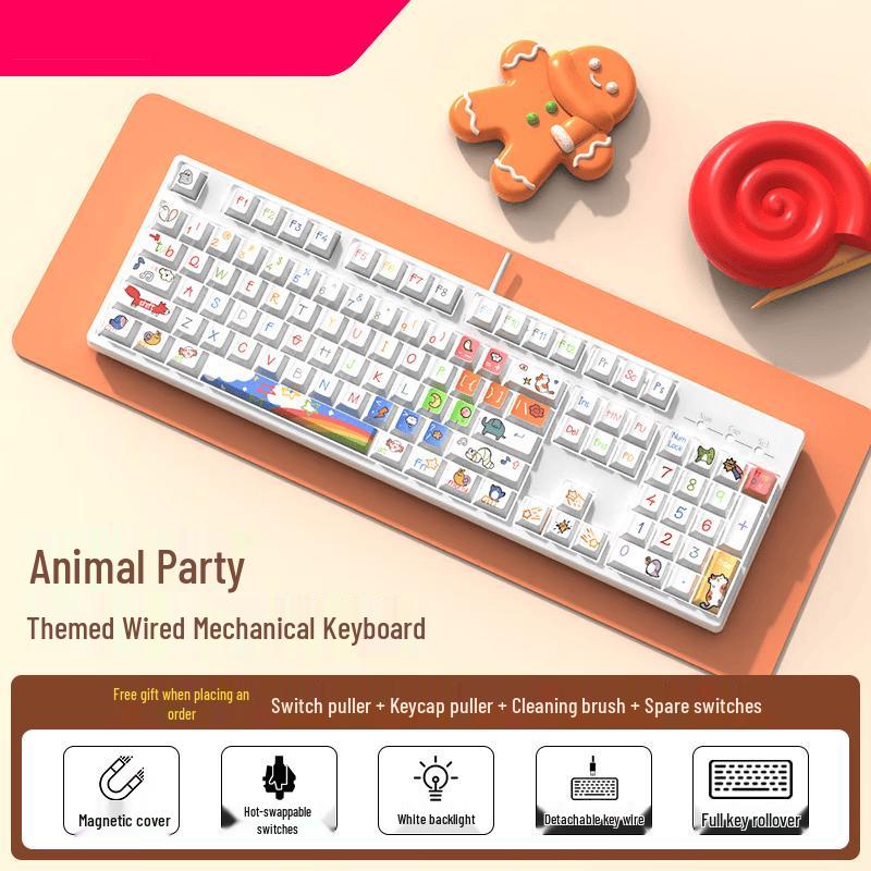 OLOEY Wired Gaming Mechanical Keyboard