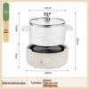 Health Pot: Multi-Function Electric Kettle for Chinese Medicine, Tea, Soup, and Porridge with Thickened Glass and Fully Automatic Features.