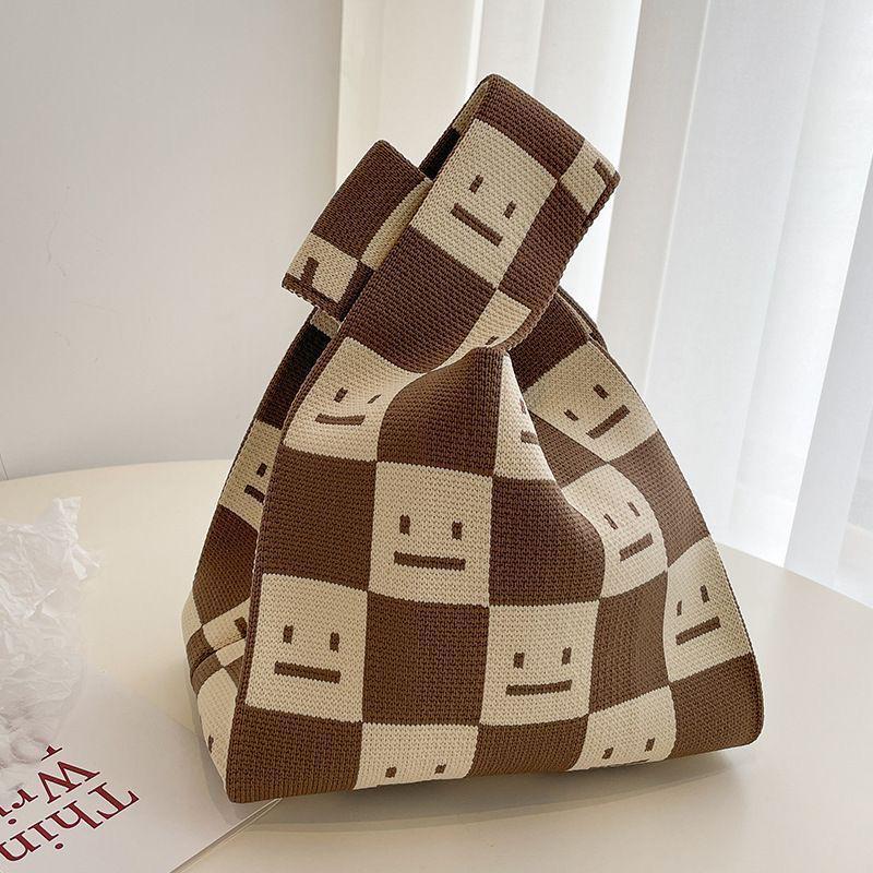 Chic Portable Knitted Handbag - Xiaohongshu Recommended Cute Style