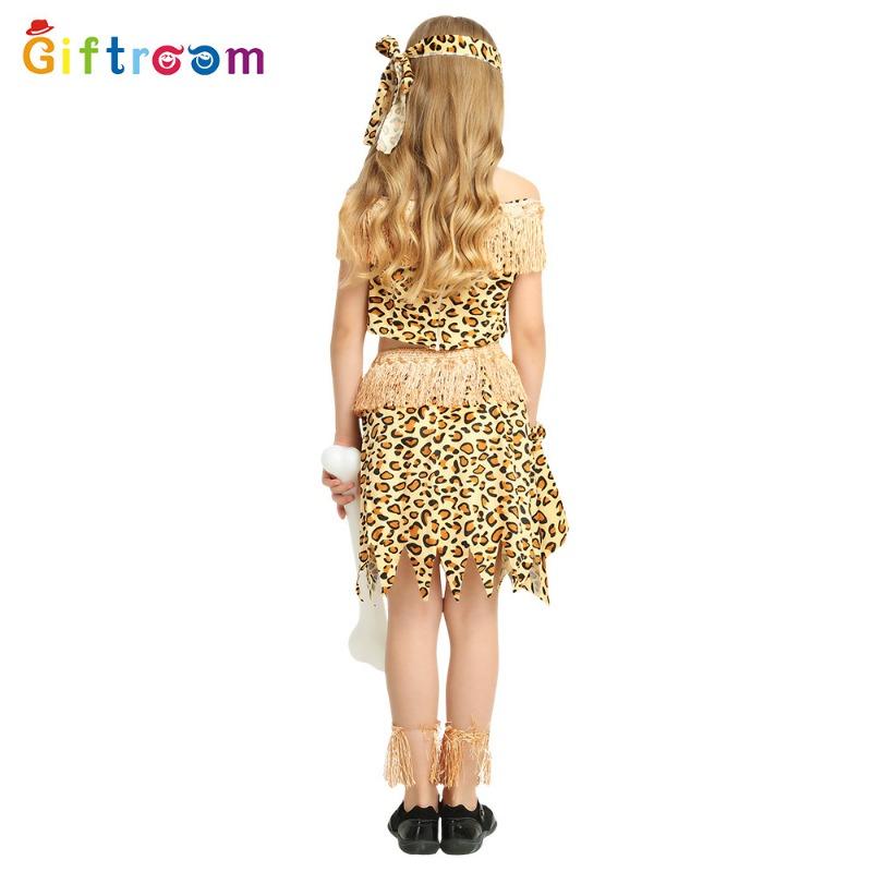 Halloween Costume Costume Children's Flannel Savage Funny Show Prop Costume