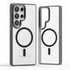 Luxury Acrylic Clear For MagSafe Wireless Charge Case For Samsung Galaxy S25 S24 Ultra FE A56 A36 A16 A15 A35 A55 Magnetic Cover