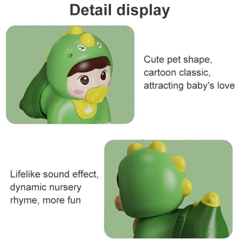 Cartoon Animal Crawling Practice Toys Early Education Crawling Kids Doll Toys Baby/Toddlers