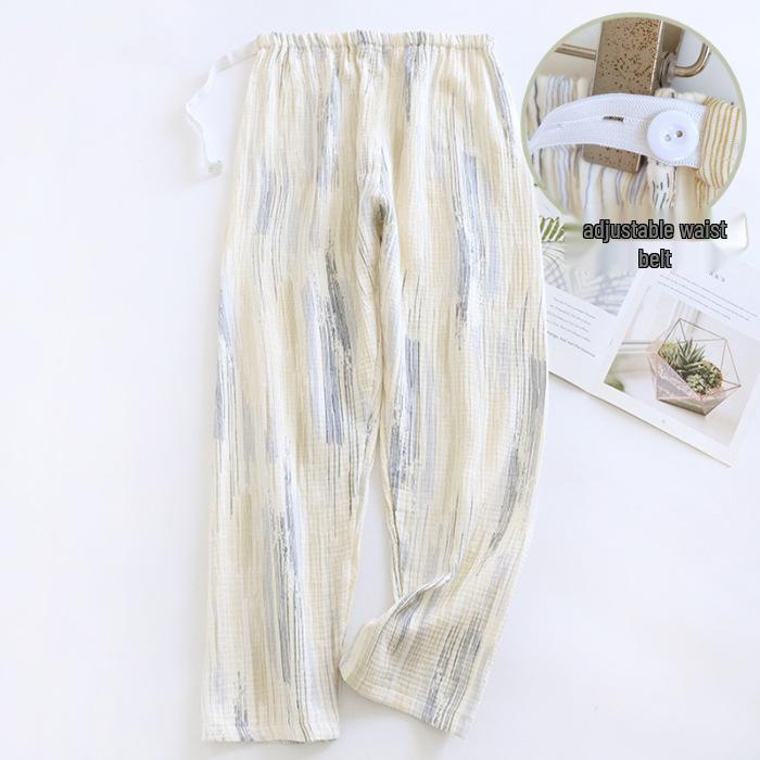 Pure Cotton Gauze Maternity Dress - Summer Nursing Nightgown for Hospital & Home, Plus Size, Women's Spring/Autumn Pregnancy Pajamas.