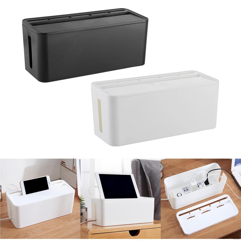 Cable Management Box Cord Cover Decoration Multifunction Creative Holder Case Organizer for