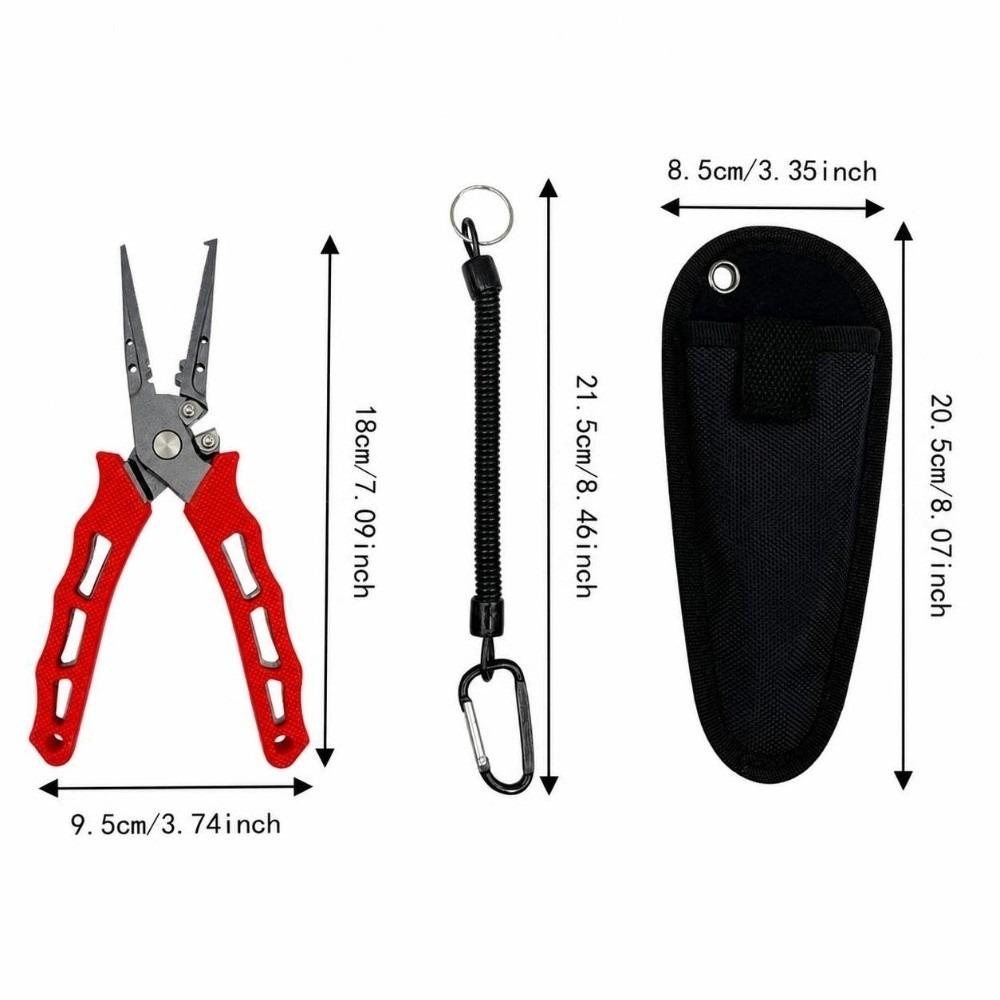 Carbon Steel Fishing Pliers Multifunctional Fishing Pliers Set  Fishing Gear