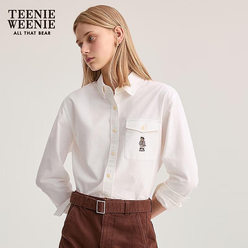 Teenie Weenie Women's Embroidered Long Sleeve Shirt