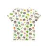 Kids Animal Print Crew Neck Short Sleeve Casual Loose Fit T Shirt Top Lightweight Soft Fabric Comfortable Wear