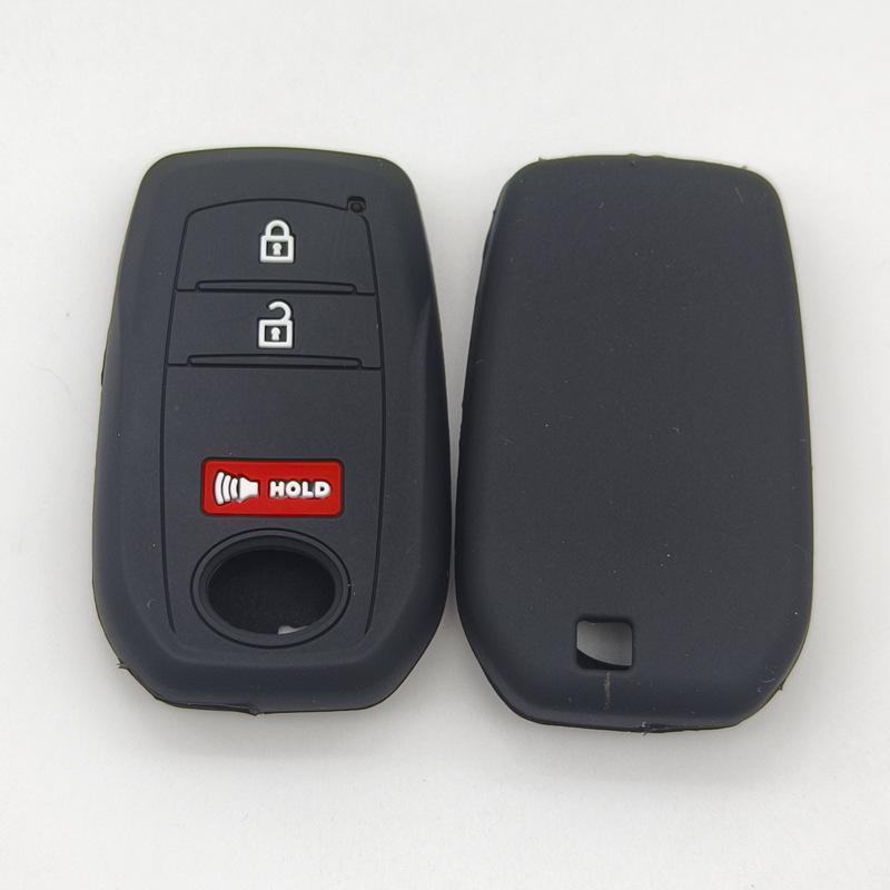 Soft Silicone Key Cover for Toyota Prius, Sequoia & Tacoma (2+1 Button, US Version)