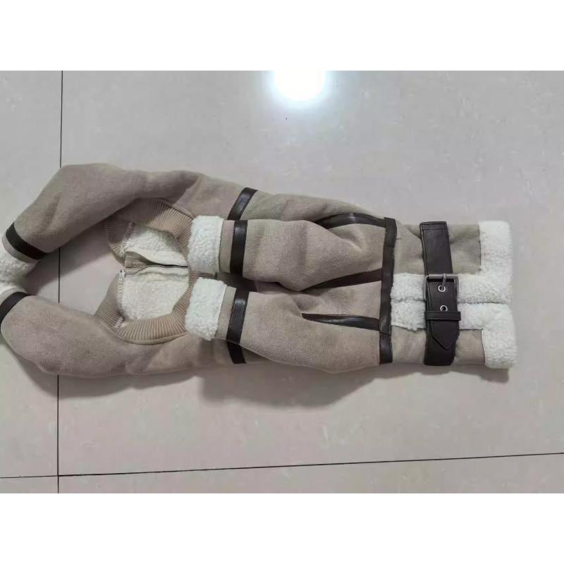 High-necked Whippet Clothes Italian Greyhound Bellington Dog Winter Cotton-padded Clothes Four Legged Dog for Small Medium Dogs