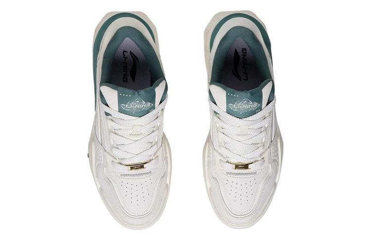 Li Ning Ginseng & Starlight Canchun Synthetic Leather Comfortable And Trendy Slip Resistant Abrasion Resistant Low Top AGCS245-5