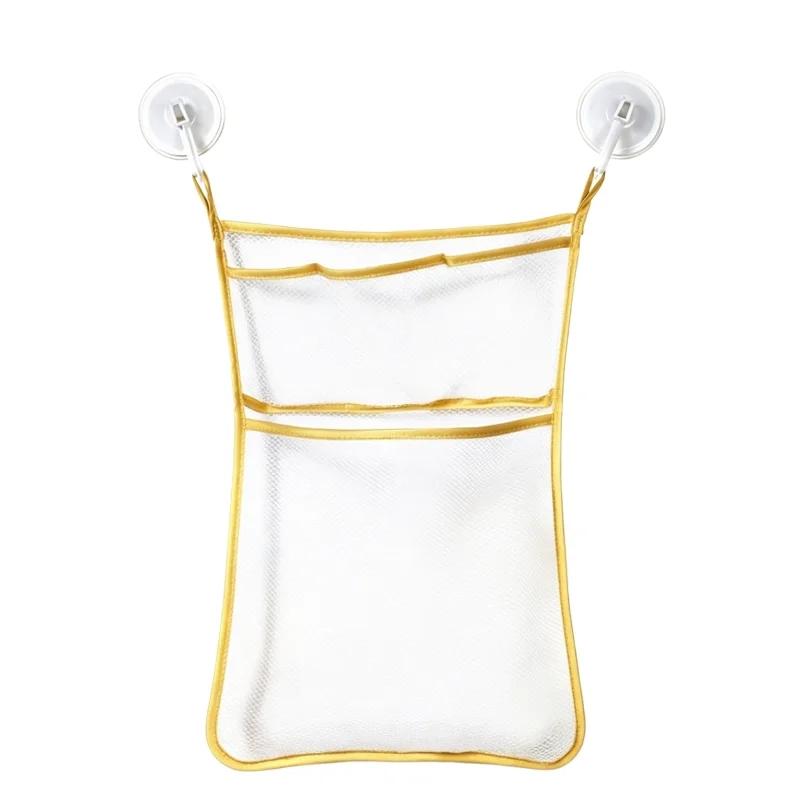 Mesh Baby Bath Toy Storage Bags Sucker Design Baby Bath Organizers for Bathtub Toys Cartoon Animal Cloth Sand Toys Storage Net