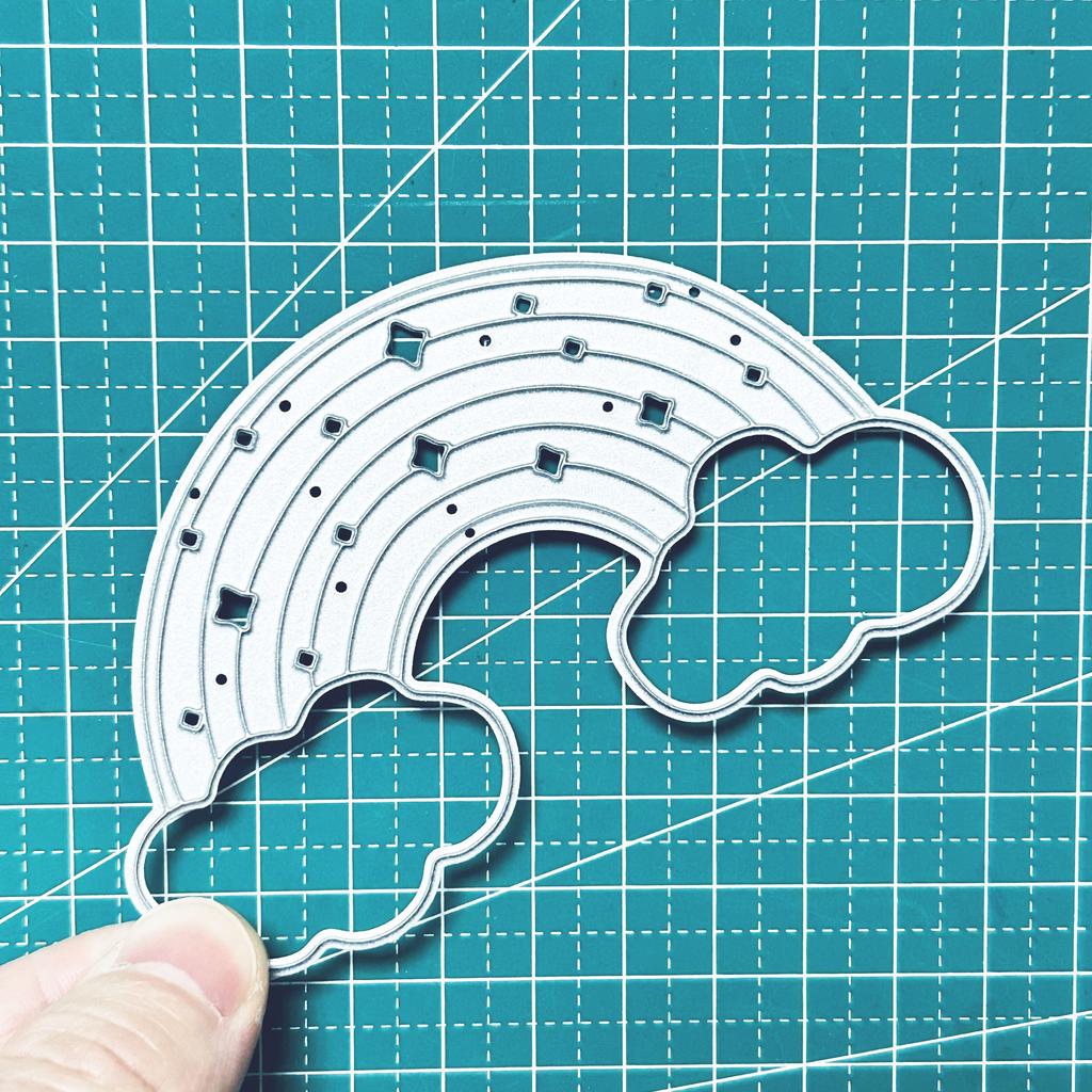 Rainbow Metal Cutting Dies Stencils for Scrapbooking/Photo Album Decorative Embossing Paper Cards Crafts