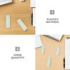 40Pcs Washi Tape Boards Plastic Washi Cards Tape Sample Boards Office School Home Storage Organizer Dispensers