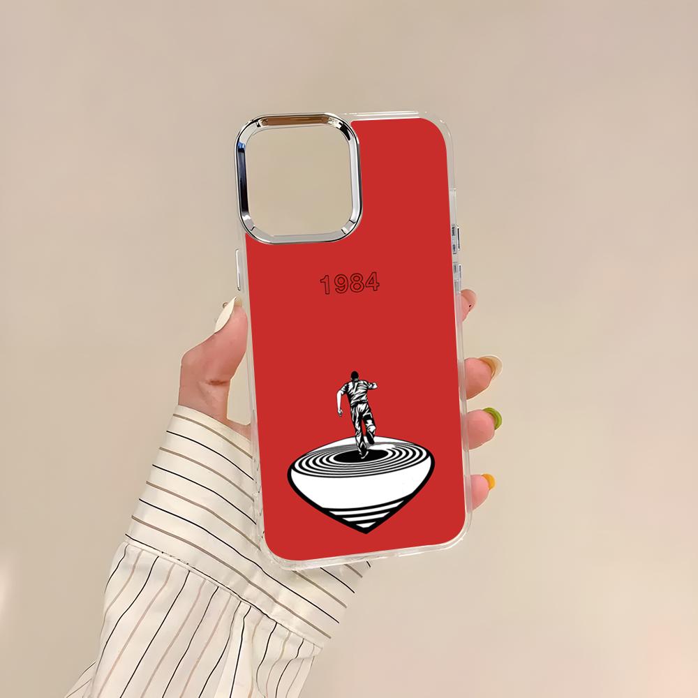 1984 George Orwell Phone Case For IPhone 17 Air 16 15 14 13 12 11 Pro Pro Max Plus Transparent Soft Cover