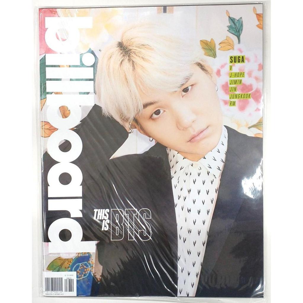 Used BTS BILLBOARD BTS LIMITED-EDITION.Korean Magazine Supplement Included)