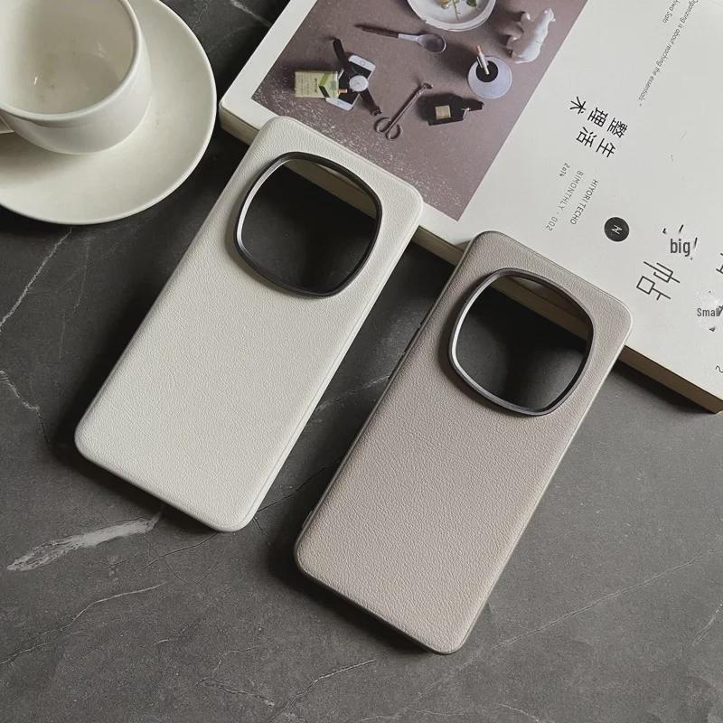 Honor Magic6 Pro Luxury Leather Anti-Fall Protective Case – Simple, Sleek, and Professional.