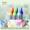 Arrtx Acrylic Brush Pen Water High Color Suitable for Stone Planner and Direct-Ink Markers, 36-Color Set, Tip, Resistant, Payoff, Painting, Glass,